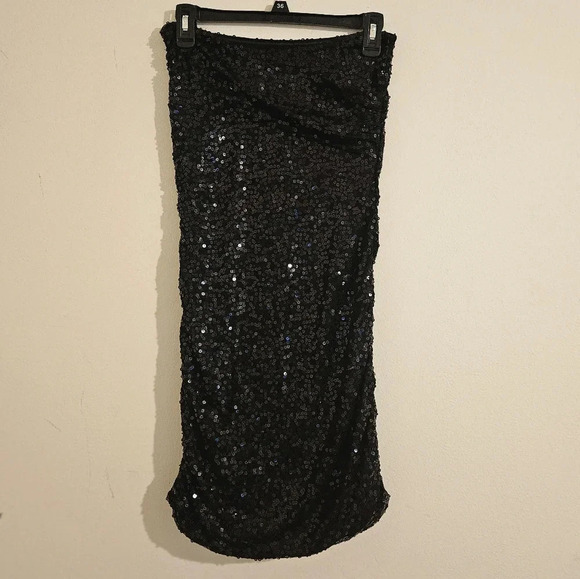 DKNY Sequined Strapless Dress - Picture 1 of 4